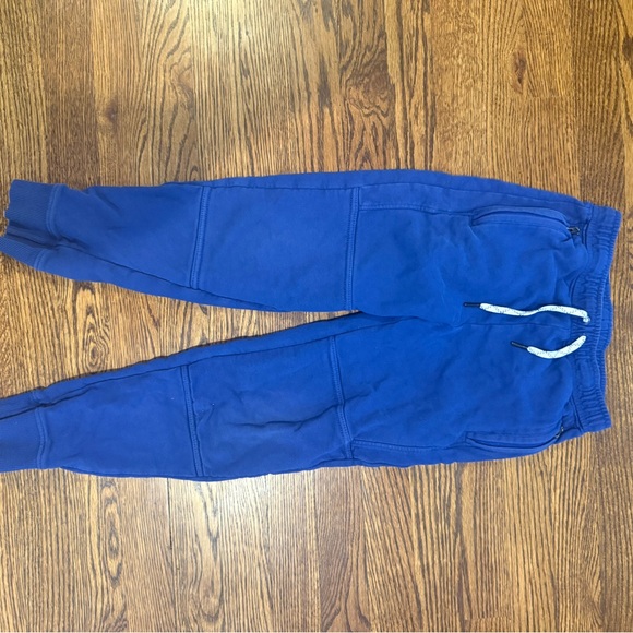 Hanna Andersson Slim Fit French Terry Double Knee Sweatpants, 130 cm/ US 8 - Picture 3 of 6